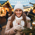 Jingmore 48 Pack 16 oz Christmas Disposable Coffee Cups with Lids and Sleeves Christmas Paper Hot Cups Xmas Party