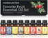 Fruit Essential Oil for Diffusers, Natural Fruity Fragrance Oil for Candle & Soap Making - 8 Pack, 10ML