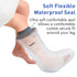 Water Proof Leg Cast Cover for Shower - Watertight Foot Protector (Half Leg, Soft)