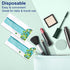 EZGO 100pcs Deep Cleaning Teeth Wipes, Finger Brush, Latex Free Mint Flavor