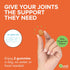 Qunol Turmeric and Ginger Gummies, 90 Count - Vegan, Gluten Free Joint Support Supplement with Ultra High Absorption