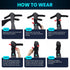 Welnove Foot Drop Support Brace, AFO Ankle Stabilizer for Improved Walking, Aiding Foot Control in Cases of Drop Foot