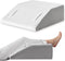 Memory Foam Leg Elevation Pillow for Sleeping, Knee Wedge Pillow for Back Pain, Swelling, After Surgery, Non-Slip Base,