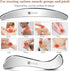 Niymyin 6-in-1 Set, Stainless Steel Muscle & Fascia Scraper Tool for Body Skin Massage and Sore Muscles, Myofascial