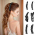 WILLBOND 8 Pieces Banana Clip Hair Clincher, Classic Ponytail Holder Maker Clips, Non Slip for Women