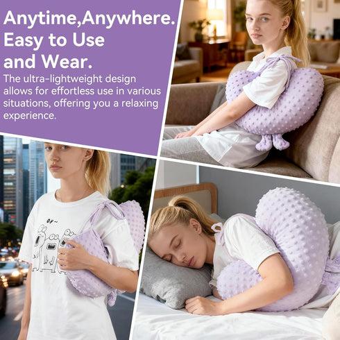 Post Mastectomy Pillow - Single-Sided Lightweight Post Surgery Pillow, Gentle Chest Protection for Sleep & Car Rides