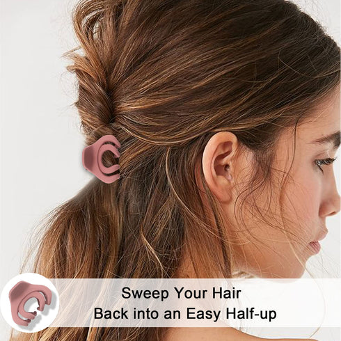 Small Hair Clips for Women, Girls, Kids, Tiny 1.5 Inch Mini Jaw Claw Clips for Thin/Medium Thick Hair (Pack of 10