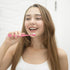 SOLUSTRE Sonic Electric Toothbrush Portable Teeth Cleaning Brush for Adults Rechargeable Pink Personal Care Oral