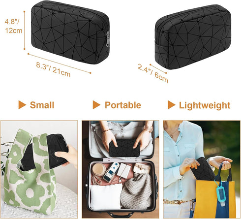 Likesing Period Bag for Girls Womens, Leather Sanitary Napkin Storage Bag, Portable Menstrual Pad Bag Period Pads
