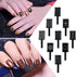 Ideal Swan 11 Piece Magnet Nail Art Polish Tool Set, Cat Eye Gel Polish 3D Gel Nails Plastic Tool for DIY, Salon,