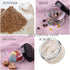 ZEJIA 50PCS 5 Gram Sample Containers with Lids, Mini Makeup Containers with Labels
