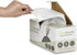 NSTB-21-90 21 79 30 Count, Pack 3 Ninestars Extra Strong White Trash Bag w/Drawstring Closure, Gal. / L.