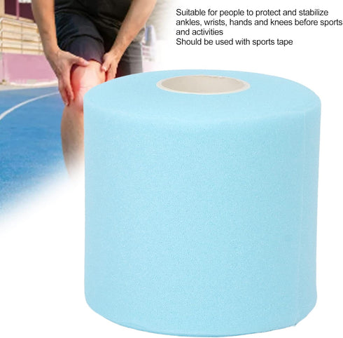 Foam Underwrap Sports Wrap, Blue Athletic Tape for Elbow, Knees, Ankles, Pre Wrap Tapes, Corrective Supplies