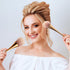 2 Pieces Large Kabuki Makeup Brushes, Soft Fluffy Foundation and Blush Brush for Loose Powder, Rose Gold