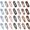 Hedume 28 Pack Acrylic Resin Hair Barrettes, Fashion Geometric Hair Clips for Women and Girls