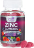 Zinc Immune Support Supplement 50mg, 60 Gummies - Max Strength for Radiant Skin & Immune Health, Vegan