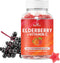 BeLive Elderberry Gummies with Zinc, Vitamin C, D, A, E, B12 - 50 Ct Immune Support Supplement, Vegan, Raspberry