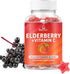 BeLive Elderberry Gummies with Zinc, Vitamin C, D, A, E, B12 - 50 Ct Immune Support Supplement, Vegan, Raspberry