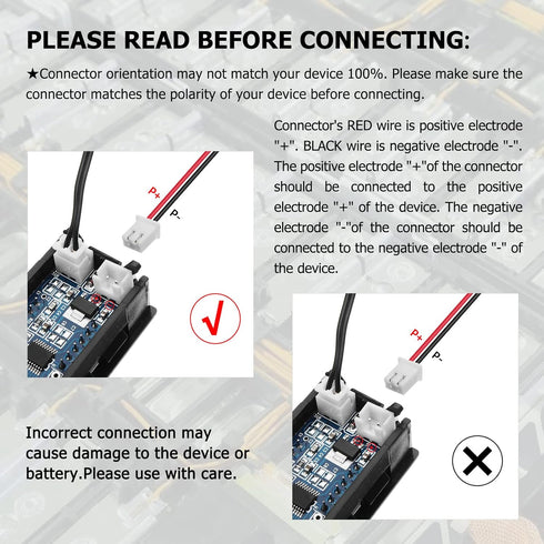 3.7V 180mAh 402030 Lipo Battery Pack with PH2.0mm JST Connector - Rechargeable Lithium Polymer Ion