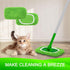 Reusable Microfiber Mop Pads Compatible with Swiffer Sweeper, 8 Pack Dry Sweeping & Wet Mopping Cloths