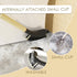 Hard Bristle Crevice Cleaning Brush, Long Handle Multifunctional Gap Cleaning Tool for Bathroom and Kitchen