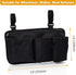 Wheelchair Side Bag with Cup Holder,Wheelchair Armrest Accessories Storage Pouch for RollatorWalkerPower