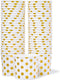 MATICAN 50-Count Paper Ice Cream Cups, 11-Oz Disposable Dessert Bowls for Hot or Cold Food, Gold Foil Polka Dots