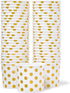 MATICAN 50-Count Paper Ice Cream Cups, 11-Oz Disposable Dessert Bowls for Hot or Cold Food, Gold Foil Polka Dots