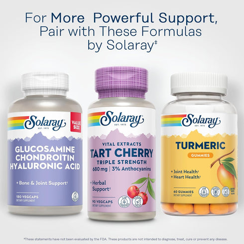 Triple Strength Tart Cherry Extract Capsules, 60-Day Guarantee, 90 VegCaps by SOLARAY