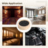 Wood & Lava Rock Essential Oil Diffuser, Black Lava Rock Stone Diffuser, Rock Diffuser with Natural Wood Base, Stone