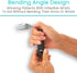Vive Adaptive Utensil Set - Arthritis Aid Silverware for Parkinsons, Easy Grip for Trembling Hands, Heavy Spoon