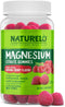 NATURELO Magnesium Citrate Gummies, Natural Berry Flavor, 60 Vegetarian Gummies for Calm & Relaxation Support