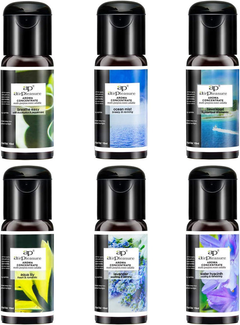 Essential Oils Reborn Aroma Oils Gift Set for Aromatherapy Diffuser, 6 Bottles, 15 ML