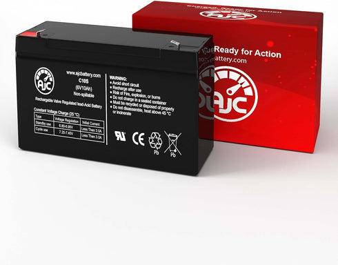 NP10-6A 6V 10Ah AJC Battery Compatible with Yuasa Sealed Lead Acid Battery