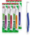 GUM End Tuft Toothbrush - Extra Small Head for Hard-to-Reach Areas, Soft Dental Brush for Adults, 1 Count