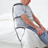 SEWCHICS Adjustable Elderly Pull up Belt Bed Ladder Strap for Disabled Patient Physiotherapy Aid with Handles, Black