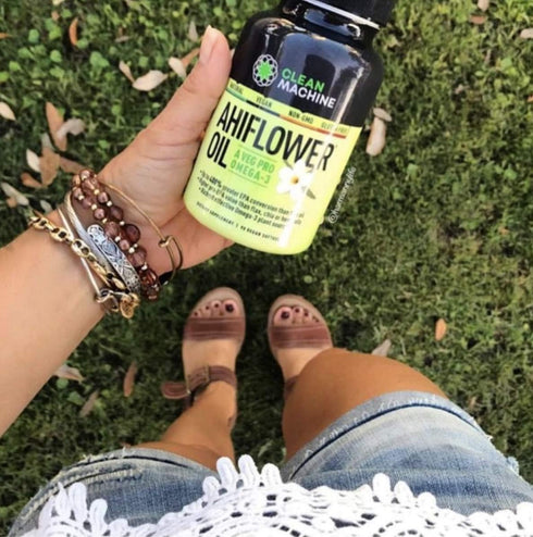 Ahiflower Oil Vegan Softgels, Award Winning Omega 3, 6 & 9 Supplement, Plant Based Omegas (90 Vegan Softgels)