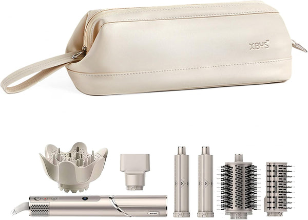 Travel Storage Bag for Dyson Airwrap/Shark Flexstyle Complete Styler and Attachments, Waterproof Hair Dryer Carrying