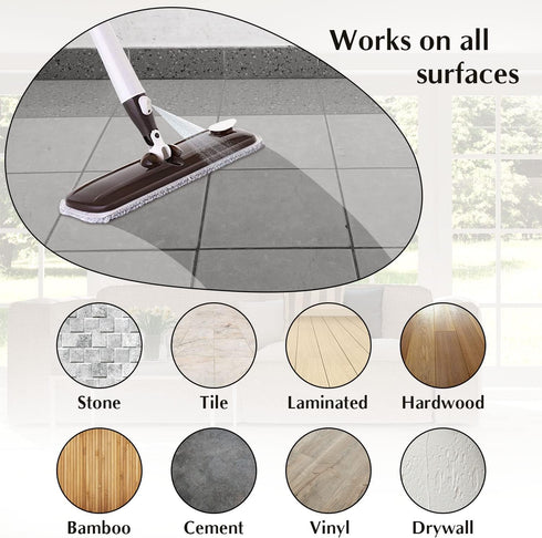 Magic Microfiber Spray Mop with Concealed Water Tank