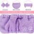 Shintop Spa Headband, Soft Makeup Headband with Cute Bow for Skincare, Facial Mask, Showers (Purple)