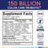 Terranics Daily Probiotics for Men & Women, 150 Billion 25 Strains Colon Care Probiotics, with Prebiotics & Enzymes, Healthy Regularity, Delayed Release, Shelf Stable, 60 Veggie Caps