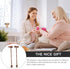 Hammer 2pcs Set, MAGICLULU Wooden Dual-use Massage Handheld Back Scraper and Body Massager for Muscle Relaxation
