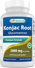 Best Naturals Konjac Root 2000mg - 180 Count