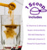 Immune Support Supplement - Vegan Superfood Powder with Elderberry, Turmeric, Vitamin C & B12 (Berry)