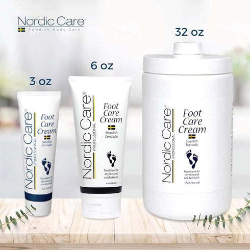 Nordic Care Foot Care Cream, 6 oz, Foot Lotion for Cracked & Dry Skin