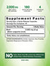 Nature's Truth Beet Root Capsules | 2,000mg | 180 Count | Non-GMO and Gluten Free Supplement