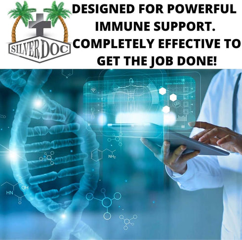 32 oz Total Silver Doc Colloidal Silver Hydrosol Mineral Supplement - Immune Support with Bio-Available Molecules