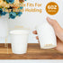 Vumdua 800 6 oz Pcs Disposable Paper Coffee Cups, Hot Cold Beverage Drinking Cup for Coffee, Tea, Juice, Espresso