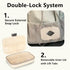 XAQEGUW 7 Weekly Pill Organizer, Compartment Travel Pill Case with Rotatable Dose Recorder, Daily Waterproof Airtight