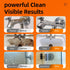 Nozzle, Wall(17.64 oz 1 Lemon Bathroom & Shower Cleaner, Effective Daily Maintenance, Dual Foam & Spray All-Purpose